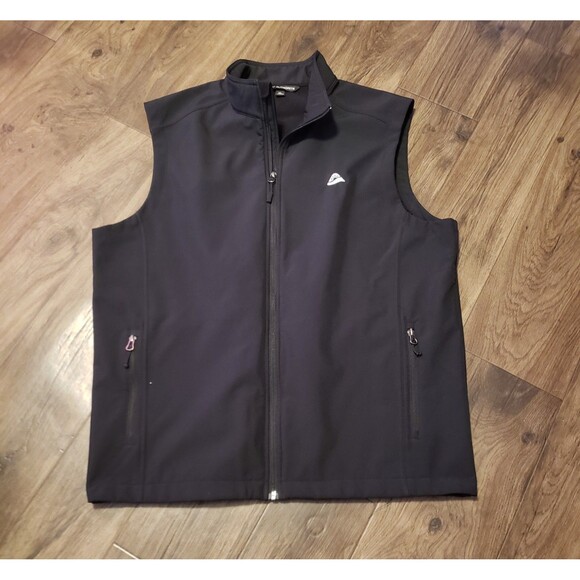 Port Authority Black Sleeveless Zip Up Jacket Sz XL - Picture 5 of 7